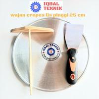 Gambar Wajan Datar Crepes Loyang Krepes 25Cm Dengan Perata Crepes Dan Kape dari Harttiky Two undefined 1 Tokopedia