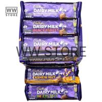 Gambar Ecer Grosir Dus Kotak Box coklat cokelat susu dengan jeli dan biskuit buah kismis kacang almond mete mente mede hazel halal MUI Cadbury DAIRY MILK Black Forest Fruit & Nuts Cashew Nut  Hazelnut Chocolate 1pcs x 62g / 24pcs x 62g - Milk 1 dari WW . Store undefined 1 Tokopedia