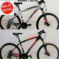 Gambar SEPEDA GUNUNG MTB UNITED MIAMI 1.00 26 inch 7 SPEED SHIMANO ALLOY NEW - BLACK-RED dari Toko Sepeda Majuroyal undefined 1 Tokopedia