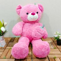 Gambar Boneka Beruang Teddy Bear Strawberry Jumbo Besar Soft Halus Lembut Warna Pink 77 cm dari Vimala Twacha Store undefined 1 Tokopedia