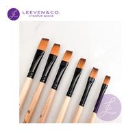 Gambar LUMOS ART NOX BRUSH FLAT SET 6 PCS dari LeevenCo undefined 2 Tokopedia