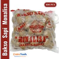 Gambar Bakso Sapi Asli Besar - Baso Sapi Size L ( Besar ) MONALISA | Isi 100 Pcs - 1 Kg [ Harga Per BKS ] dari Centre Foods Jakarta undefined 1 Tokopedia