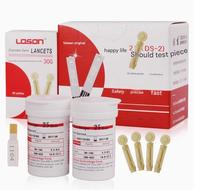 Gambar Lesheng DS-2 Alat Tes Gula Darah Digital - 100 strip + 100 jarum + 100 kapas alkohol (tanpa alat) dari Bright Vale undefined 4 Tokopedia