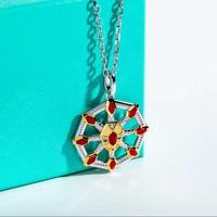 Gambar Moissanite Kalung Pria Wanita : Enamel Craft Nine Head Chinese Myth Pendant Classic of Mountains and Seas 925 Sterling Silver Necklace dari Oriental & Co Jewelry undefined 1 Tokopedia