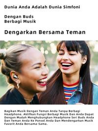 Gambar [COD]Stereo Touch Control Earphone Wireless TWS Nirkabel Premium Live In-Ear Noise Bluetooth Headset Nirkabel Dengan Bass Berat Tinggi Samsung Galaxy Buds Live Headset Bluetooth R180 Super Clone 1 : 1 Bluetooth 5.3 ANC Original Termurah Terbaik Ready - White dari Tecno Audio undefined 4 Tokopedia