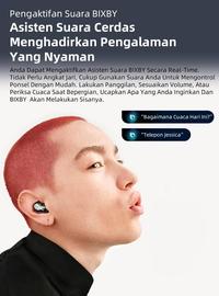Gambar [COD]Stereo Touch Control Earphone Wireless TWS Nirkabel Premium Live In-Ear Noise Bluetooth Headset Nirkabel Dengan Bass Berat Tinggi Samsung Galaxy Buds Live Headset Bluetooth R180 Super Clone 1 : 1 Bluetooth 5.3 ANC Original Termurah Terbaik Ready - White dari Tecno Audio undefined 3 Tokopedia