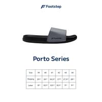 Gambar Sandal Pria Slide Footstep Footwear - Porto Black Original Termurahh Ready - Black, Size 39 dari Timeless-Store undefined 3 Tokopedia