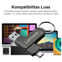Gambar 1TB Flashdisk OTG Type-C 2in1 | LENOVO Kapasitas 32GB/64GB/128GB/256GB/512GB/1TB Portabel Ponsel Android/Mobil/Laptop Flash Drive - Pink, 32GB dari JASMINS 11 STORE undefined 2 Tokopedia