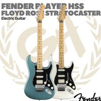 Gambar Asli Terbaik Ori Fender Player HSS Floyd Rose Stratocaster Electric Guitar - Gitar Elektrik - POLAR WHITE dari Angin Samudra undefined 1 Tokopedia