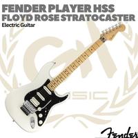 Gambar Asli Terbaik Ori Fender Player HSS Floyd Rose Stratocaster Electric Guitar - Gitar Elektrik - POLAR WHITE dari Angin Samudra undefined 3 Tokopedia
