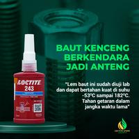 Gambar LOCTITE 243 50ML LEM BAUT NON PERMANEN TAHAN PANAS DAN GETARAN dari Loctite Store Jakarta undefined 2 Tokopedia