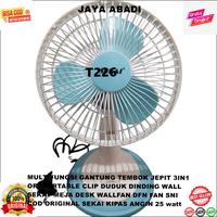 Gambar T226 COD ORIGINAL SEKAI KIPAS ANGIN 25 watt SEKAY MEJA DESK WALLFAN DFN FAN SNI ORI PORTABLE CLIP DUDUK DINDING WALL MULTIFUNGSI GANTUNG TEMBOK JEPIT 3IN1 SERBAGUNA DINDING TURBO PORTABLE SENYAP TURBIN KECEPATAN GEAR WIND SPEED KOMPRES STEPLESS PENDINGIN dari AGEN GROSIR SANJAYA undefined 5 Tokopedia