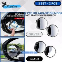 Gambar Produk 2 PCS HD Kaca Spion Mobil Cermin HD PREMIUM AUTO CARE Blind Spot Mirror / 360° Rearview Car Mirror Berkualitas - BLACK dari Trustbro undefined 2 Tokopedia