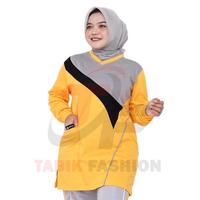 Gambar Baju Olahraga Model Tunik / Atasan Olahraga Wanita / Kaos Olahraga Wanita Muslimah - TUNIK UNGU, M dari Auwan Biru undefined 1 Tokopedia