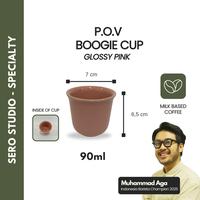 Gambar SERO P.O.V Boogie Cup 90ml - Gelas Cangkir Kopi Keramik - Barista Specialty Coffe Cup - Glossy White dari Sero.ID undefined 3 Tokopedia