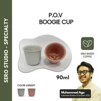 Gambar SERO P.O.V Boogie Cup 90ml - Gelas Cangkir Kopi Keramik - Barista Specialty Coffe Cup - Glossy White dari Sero.ID undefined 2 Tokopedia