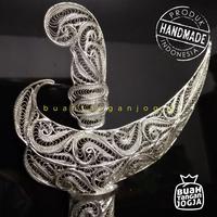 Gambar Keris Lapis Perak + Label - Kerajinan Khas Kotagede Jogja - Frame 19x25 cm Asli Ukiran Halus Premium Terbaik Ready dari Lintang-Ati undefined 3 Tokopedia