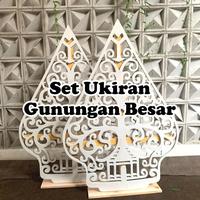 Gambar Gunungan Wayang 120 cm Set Ukiran Gunungan Jumbo 120x88 Dekorasi Kayon Gunungan Ukir Dekor Spon Karet Asli Ukiran Halus Premium Terbaik Ready - Satu Pcs, Gold dari Lintang-Ati undefined 1 Tokopedia