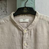 Gambar Kemeja linen kerah Shanghai Uniqlo lengan panjang preloved SHB.161 dari 59secondthrift undefined 2 Tokopedia