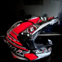 Gambar Helm NHK CROSS ONE BLACK RED size L dari Warung Erlima undefined 1 Tokopedia