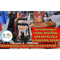 Gambar KURSI BANGKU BONCENGAN ANAK DEPAN SEPEDA LISTRIK - 003 Putih Susu dari Berkah Wijaya_1 undefined 2 Tokopedia