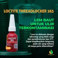 Gambar LOCTITE 263 LEM BAUT PERMANEN TAHAN OLI, GETARAN, DAN SUHU TINGGI 10ML dari Loctite Store Bogor undefined 2 Tokopedia