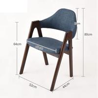 Gambar meja makan 4 kursi minimalis/kursi makan kayu jati/dining chair linen dari Teakur Home Furniture undefined 4 Tokopedia