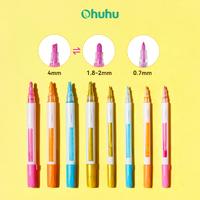 Gambar OHUHU 48 Pcs Acrylic Paint Pens Double Pack (24x2 Colors) (Fine & Reversible + Chisel & Round) Akrilik Spidol Marker Mewarnai Warna Color dari Ohuhu Indonesia undefined 4 Tokopedia
