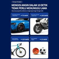 Gambar Original Living Pompa Ban Cerdas Portable Multifungsi/Alat Penguji Tekanan Ban Cerdas / Pompa Ban 108W / Pemeriksaan Tekanan Udara Listrik Lcd Digital Untuk Mobil, Truk Dan Sepeda Motor Bisa Cod - Kabel Penunjuk dari Luciana Toserba undefined 4 Tokopedia