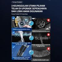 Gambar Original Living Pompa Ban Cerdas Portable Multifungsi/Alat Penguji Tekanan Ban Cerdas / Pompa Ban 108W / Pemeriksaan Tekanan Udara Listrik Lcd Digital Untuk Mobil, Truk Dan Sepeda Motor Bisa Cod - Kabel Penunjuk dari Luciana Toserba undefined 3 Tokopedia