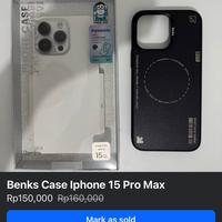 Gambar case benks iphone 15 pro max dari daffa aldi undefined 1 Tokopedia