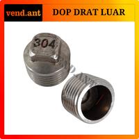Gambar Tutup Nepel Penutup Dop Plug 1/2" Stainless Steel SUS304 - Dop dari vend.ant undefined 5 Tokopedia