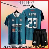 Gambar READY [WHITE GREEN SPESIAL] JERSEY FUTSAL CUSTOM FREE NAMA NOMOR MURAH KEREN TERBARU / KOSTUM SEPAK BOLA SABLON / BAJU KIPER / KAOS OLAHRAGA PRIA WANITA DEWASA ANAK ANAK / JERSI PUTSAL VINTAGE KERAH RETRO CREAM / JERSY VOLLY / BASKET / KOMUNITAS PRINTING - L, BAJU SAJA dari paijo sport 21 undefined 3 Tokopedia