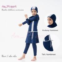 Gambar best sale Baju Renang Anak Muslim, Pakaian Renang Anak Perempuan 4/11 Tahun - PINK HITAM, S  (5-6 thn) dari Syakirr Shopp undefined 4 Tokopedia