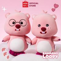 Gambar Miniso x ZANMANG Loopy Collection Mainan Mewah 10in. Plush Toy Berkilau dan Kacamata 2 Aneka Model Lembut dan Ramah Kulit - Glasses dari Domain PetShop undefined 5 Tokopedia