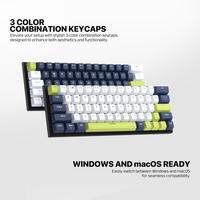 Gambar Fantech ATOM104S MK878S Keyboard Mechanical Gaming ATOM 104S Fullsize Layout Hotswappable 3 Pin - White, Red Switch dari Starcomp Semarang undefined 3 Tokopedia