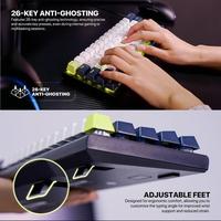 Gambar Fantech ATOM104S MK878S Keyboard Mechanical Gaming ATOM 104S Fullsize Layout Hotswappable 3 Pin - White, Red Switch dari Starcomp Semarang undefined 4 Tokopedia
