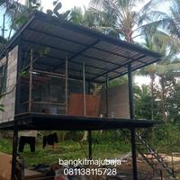 Gambar Rumah Panggung Baja WF Modern – Cocok untuk Hunian, Villa, atau Rumah Kebun dari NEO BAJA B INDOUTAMA undefined 5 Tokopedia