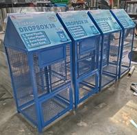 Gambar Tempat sampah botol bekas daur ulang plastik CAT Powder Coating dari TAWASALUL STAINLESS undefined 2 Tokopedia