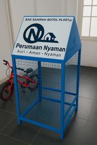 Gambar Tempat sampah botol bekas daur ulang plastik CAT Powder Coating dari TAWASALUL STAINLESS undefined 1 Tokopedia