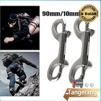 Gambar Kait Snap Bolt Untuk Scuba Diving Double End Clip Hook Snap Bolt Kit 316 Stainless Steel Quick Draw - 100mm dari boboboi kuase tiga undefined 3 Tokopedia