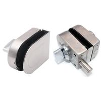 Gambar Kunci Pintu Kaca 10 - 12 Mm Double Glass Door Lock Kunci Pintu Grendel Slot Pintu Kaca Untuk Kamar Mandi - Perak dari sauqi bako1 undefined 2 Tokopedia