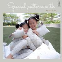 Gambar NEW !!! Carrol Baby X Kelly's.co Hugging Pillow Baby Size - Bantal Baby Tencel - Carrol X Kelly's.co Collections - Olive Mix Moon, Pillow + Case dari Toko Dexi undefined 3 Tokopedia