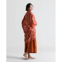 Gambar -Cocomber- Scarf Outer Tambal Tencel Salmon Sejauh Mata Memandang - Terracotta (+) dari Cocomber undefined 2 Tokopedia