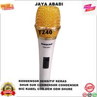 Gambar T240 MIC KABEL COD OEM ODM SHURE SHUR SUR CONDENSOR CONDENSER KONDENSOR SENSITIF KERAS LANTANG KOPER BOX DYNAMIC KARAOKE FULL METAL BESI MIK MIX KABEL MIKROPON MICROPHONE MIKROPHONE MEETING METING CABLE VOKAL ARTIS VOCAL AUDIO ORIGINAL PROFESIONAL PRO PEN dari GROSIR ONLINE123 undefined 3 Tokopedia