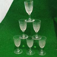 Gambar Pajangan 6pcs gelas kristal tua antik motif nanas dari Royal Antikan undefined 5 Tokopedia