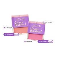 Gambar SYB CHEEK BLUSHER Blush On Fresh and Glow with Jojoba Oil Perona Pipi Natural Finish Look Blushon - 02 BLUSHFULLY dari ABW Baby Shop undefined 1 Tokopedia