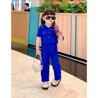 Gambar Yasmin Set - Baju Santai Anak Musim Panas / Tropis Bahan Crinkle Usia 1 - 5 Tahun - Baby Pink, S dari vwdrikk21 undefined 3 Tokopedia