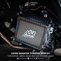 Gambar NSA COVER RADIATOR TITANIUM MESH V1 VARIO, PCX, NMAX, LEXI, ADV TUTUP RADIATOR TITANIUM PREMIUM SERIES TITANIUM GRADE 5 dari Bubu Speed Shop undefined 2 Tokopedia