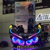 Gambar BILED VARIO 125 150 LED NEW CUSTOM 4 PCS BILED AES TURBO SE ULTRACOOLER 2 INCH FULL SET REFLEKTOR dari AUTOLED JAYA MOTOR undefined 2 Tokopedia